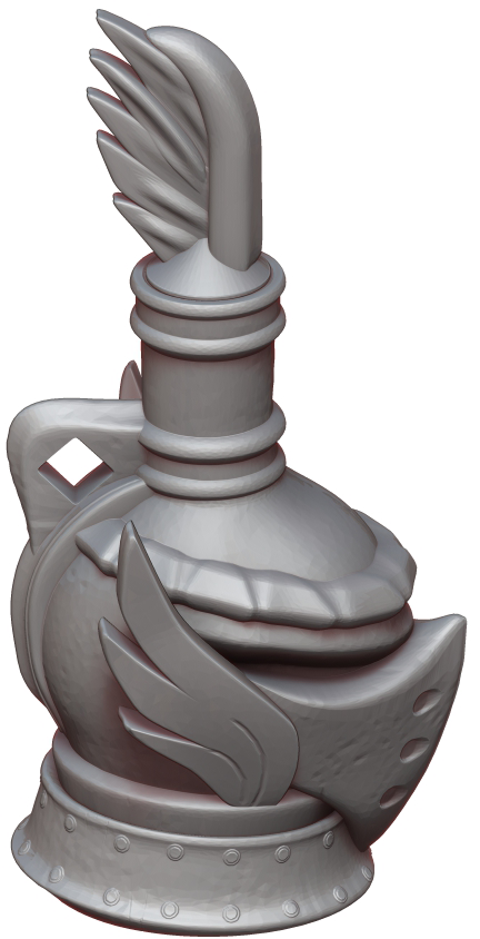 Ars Moriendi - Mythic Potion Dice Holder - Heroism - DnD/TTRPG/Roleplaying/Wargames - Helios3DPrinting