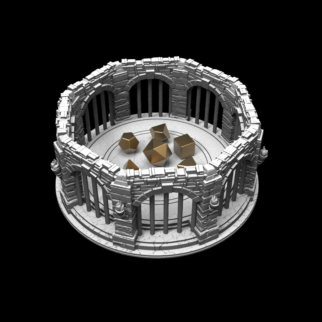 Possibly Cool Dice Tray - Dungeon 2 - DnD/TTRPG/Roleplaying/Wargames