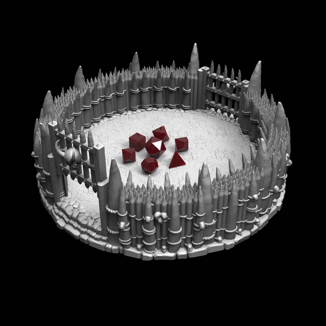 Possibly Cool Dice Tray - Goblins - DnD/TTRPG/Roleplaying/Wargames