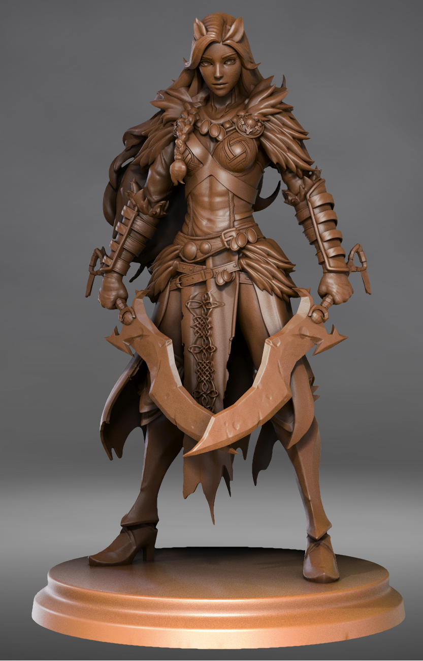 Broken Sword - Northern Warriors - Rogue - 75mm Pin Up/Figure/Model/Diorama