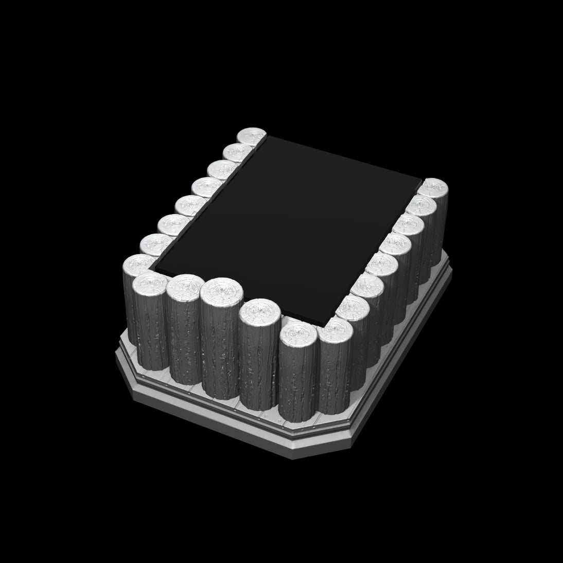 Possibly Cool Card Deck Box - Logs - DnD/TTRPG/Roleplaying/Wargames