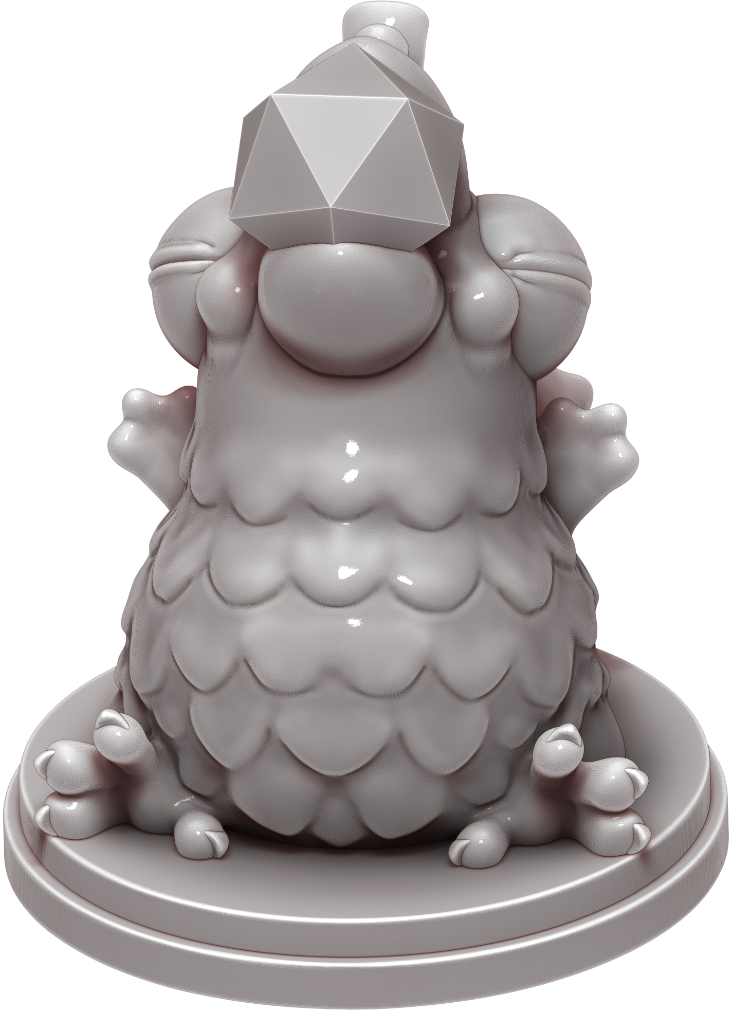 Ars Moriendi - Dice Guardian - Baby Phoenix - DnD/TTRPG/Roleplaying/Wargames - Helios3DPrinting