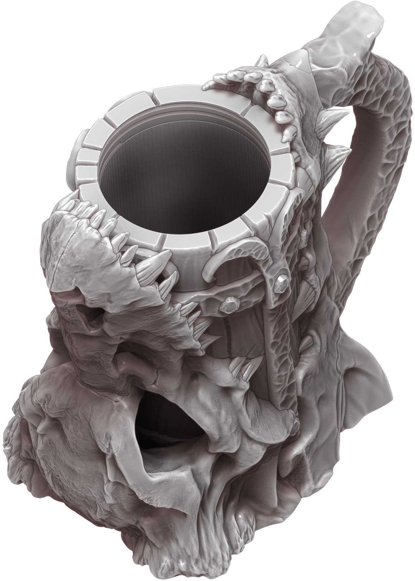 Ars Moriendi - Mythic Mugs - Dragon Skull - DnD/TTRPG/Roleplaying/Wargames - Helios3DPrinting