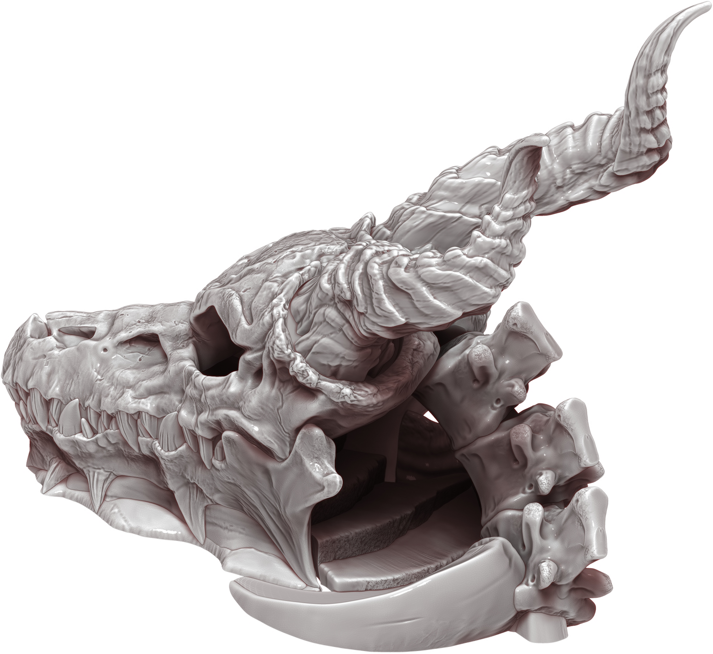 Ars Moriendi - Mythic Dice Tower - Dragon Skull - DnD/TTRPG/Roleplaying/Wargames - Helios3DPrinting