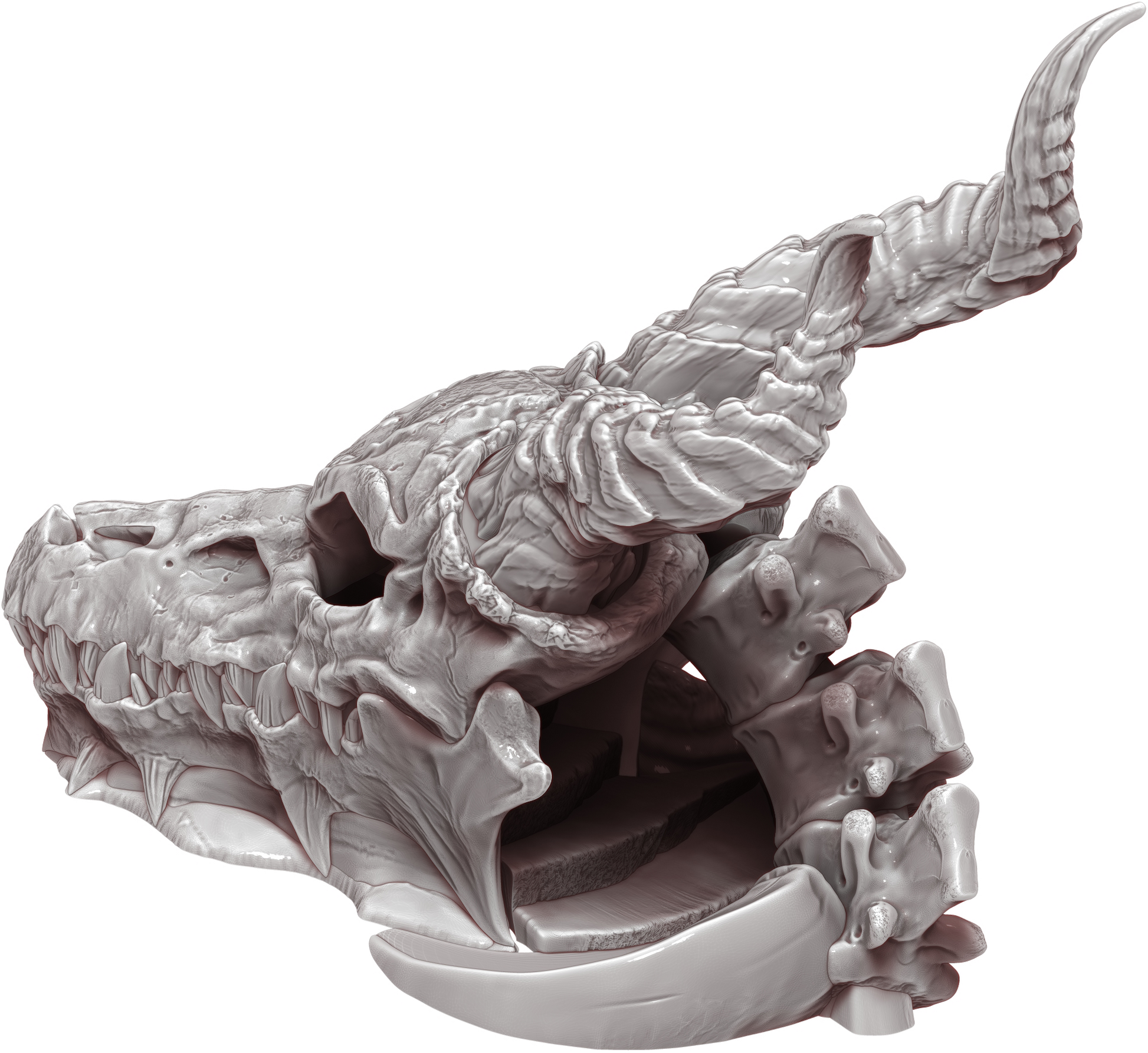 Ars Moriendi - Mythic Dice Tower - Dragon Skull - DnD/TTRPG/Roleplaying/Wargames - Helios3DPrinting