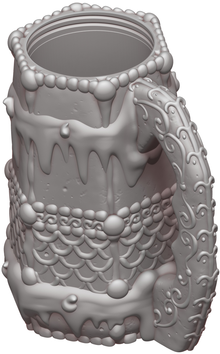 Ars Moriendi - Mythic Mugs - Gingerbread Tavern - DnD/TTRPG/Roleplaying/Wargames - Helios3DPrinting