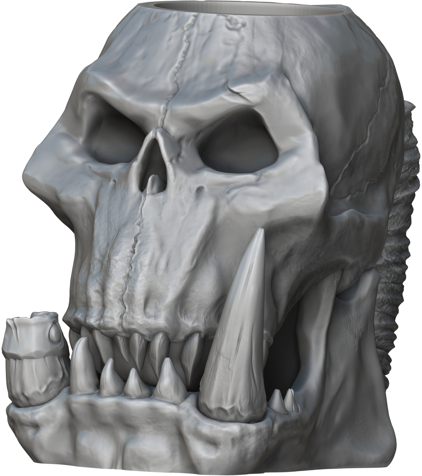 Ars Moriendi - Mythic Mugs - Orc Skull - DnD/TTRPG/Roleplaying/Wargames - Helios3DPrinting