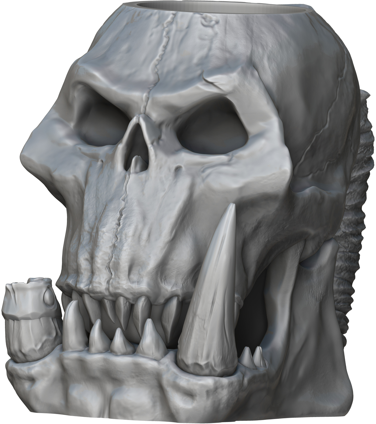 Ars Moriendi - Mythic Mugs - Orc Skull - DnD/TTRPG/Roleplaying/Wargames - Helios3DPrinting