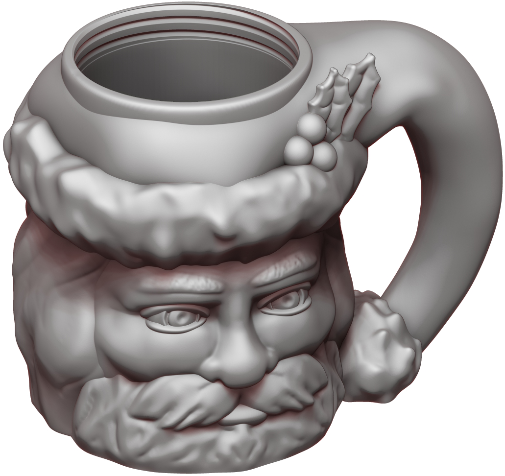 Ars Moriendi - Mythic Mugs - Santa - DnD/TTRPG/Roleplaying/Wargames - Helios3DPrinting