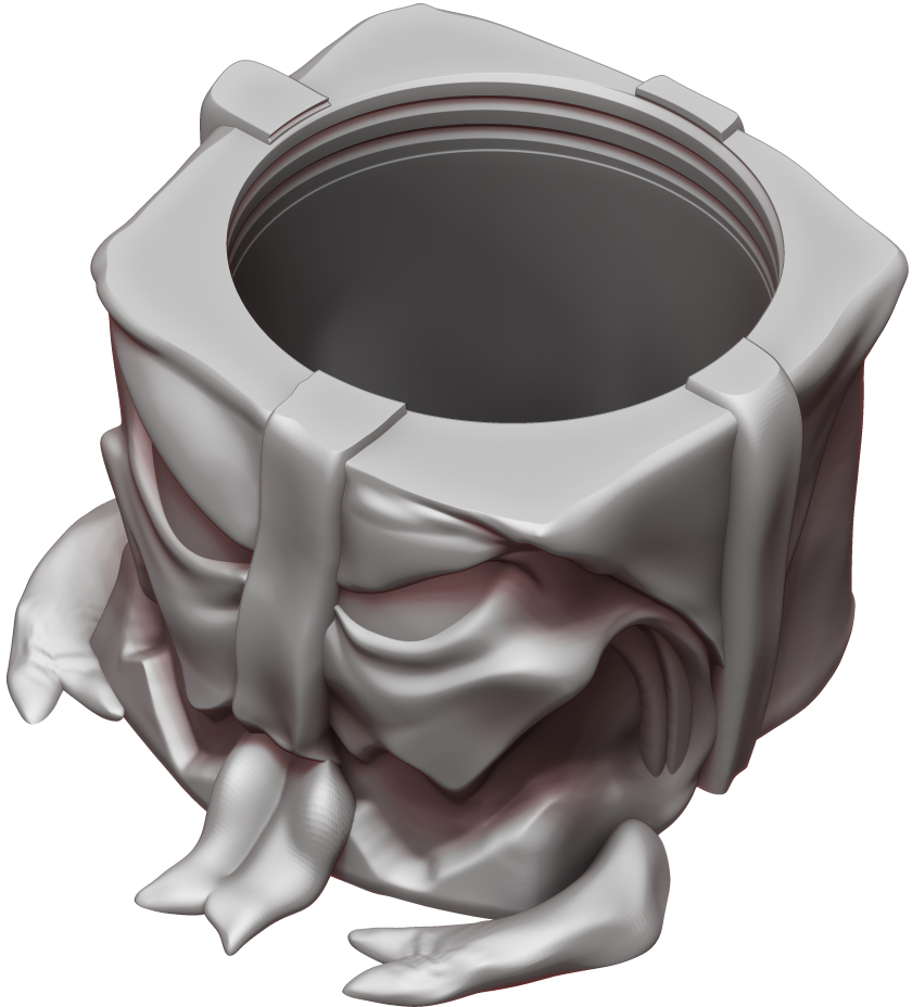 Ars Moriendi - Mythic Dice Box - Gift Mimic - DnD/TTRPG/Roleplaying/Wargames - Helios3DPrinting