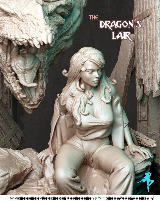 Nocturna - Dragon´s Lair - 40/80mm Pin Up/Figure/Model/Diorama