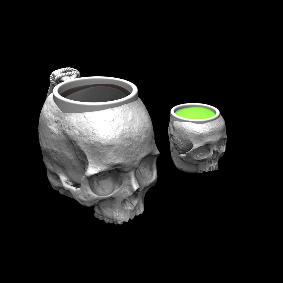 Possibly Cool Mug - Skull - DnD/TTRPG/Roleplaying/Wargames