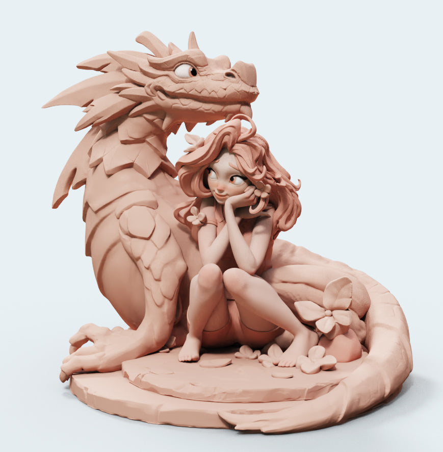 Female Miniatures - Iriel - 5 Poses - 32/75mm Pin Up/Figure/Model/Diorama - Helios3DPrinting