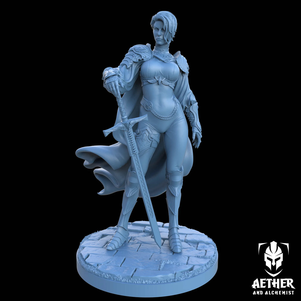 Aether & Alchemist - Selene Ironclad - 75mm Pin Up/Figure/Model/Diorama