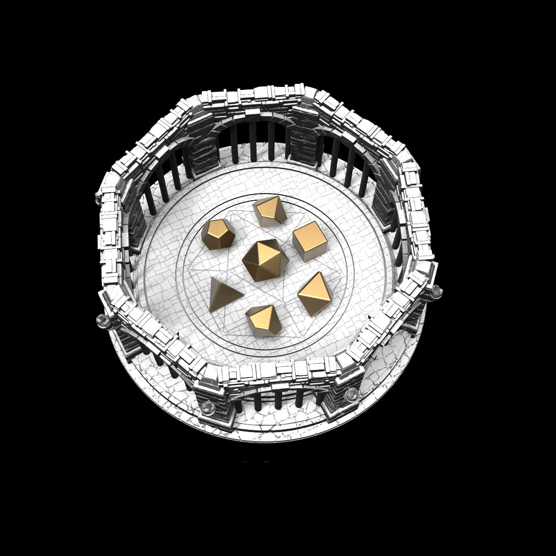 Possibly Cool Dice Tray - Dungeon 2 - DnD/TTRPG/Roleplaying/Wargames