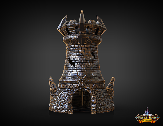 FatesEnd - Fighter Dice Tower - DnD/TTRPG/Roleplaying/Wargames