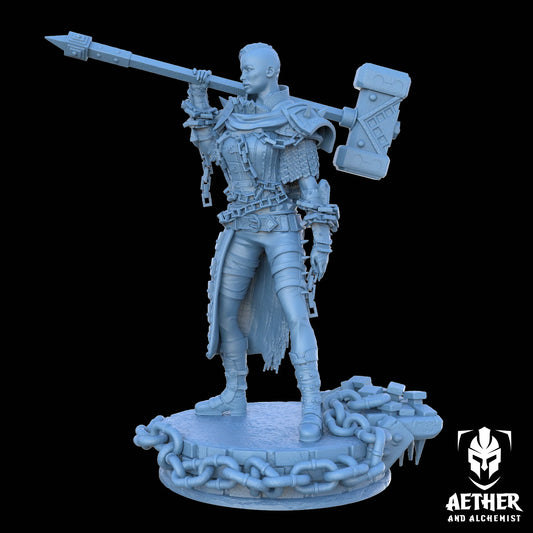 Aether & Alchemist - Eryndra Blackthorn - 75mm Pin Up/Figure/Model/Diorama