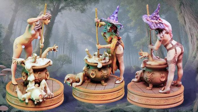 Devi Miniatures - Witches - Vedeneya - 75mm Pin Up/Figure/Model/Diorama
