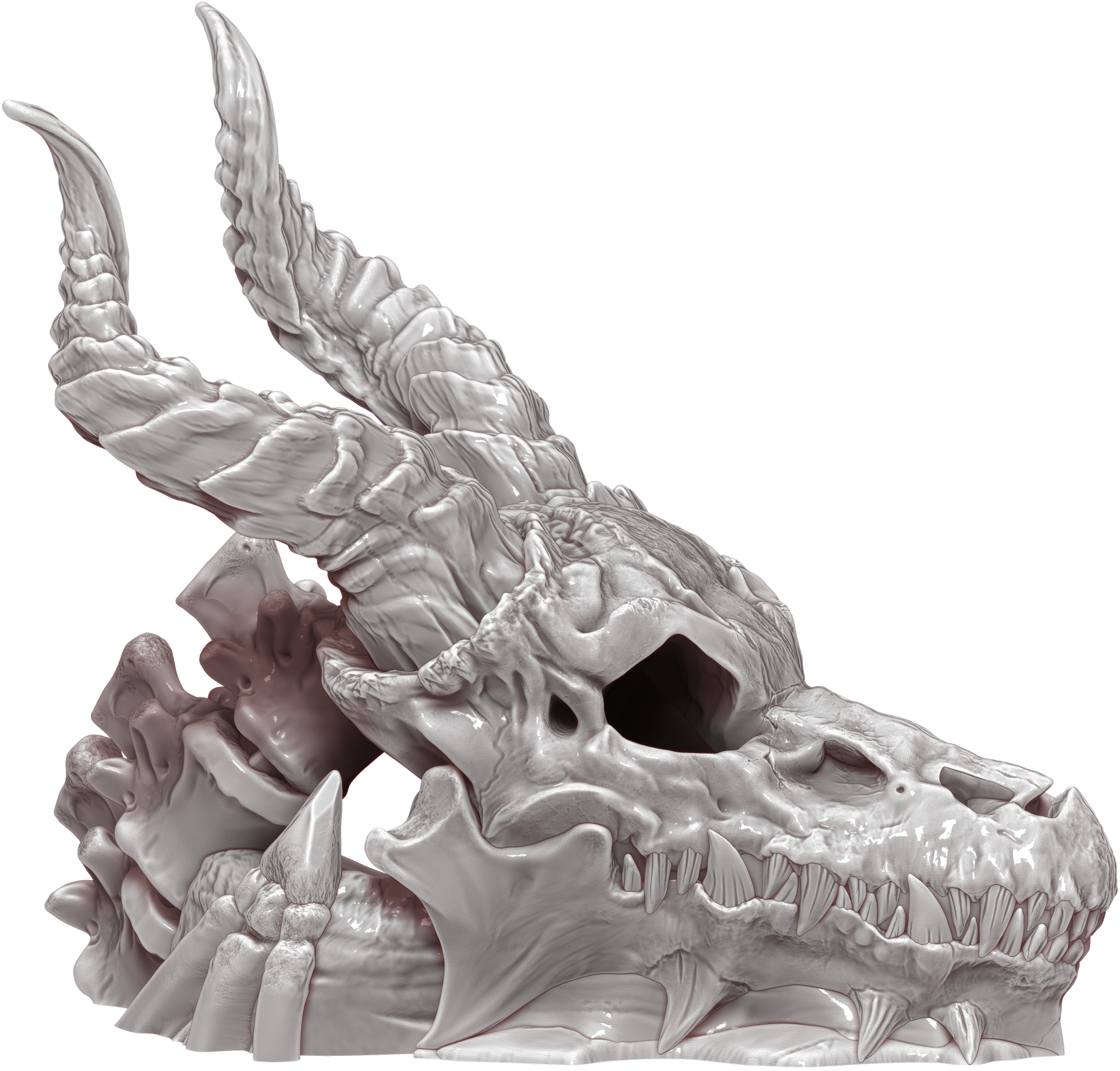 Ars Moriendi - Mythic Dice Tower - Dragon Skull - DnD/TTRPG/Roleplaying/Wargames - Helios3DPrinting