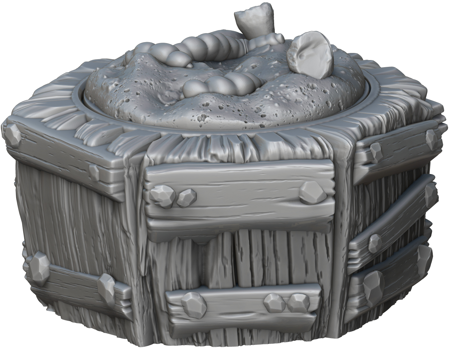 Ars Moriendi - Mythic Dice Box - Coffin - DnD/TTRPG/Roleplaying/Wargames - Helios3DPrinting