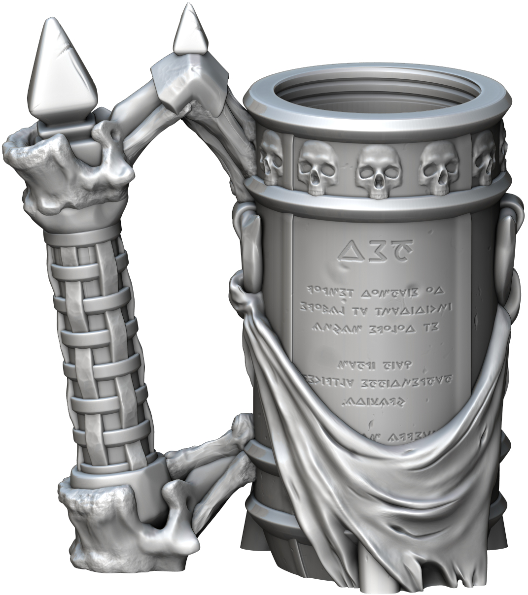 Ars Moriendi - Mythic Mugs - Necromancer - DnD/TTRPG/Roleplaying/Wargames - Helios3DPrinting