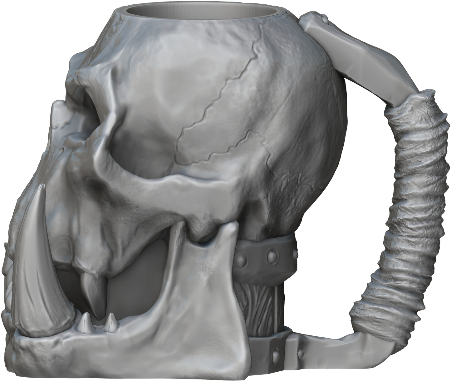 Ars Moriendi - Mythic Mugs - Orc Skull - DnD/TTRPG/Roleplaying/Wargames - Helios3DPrinting