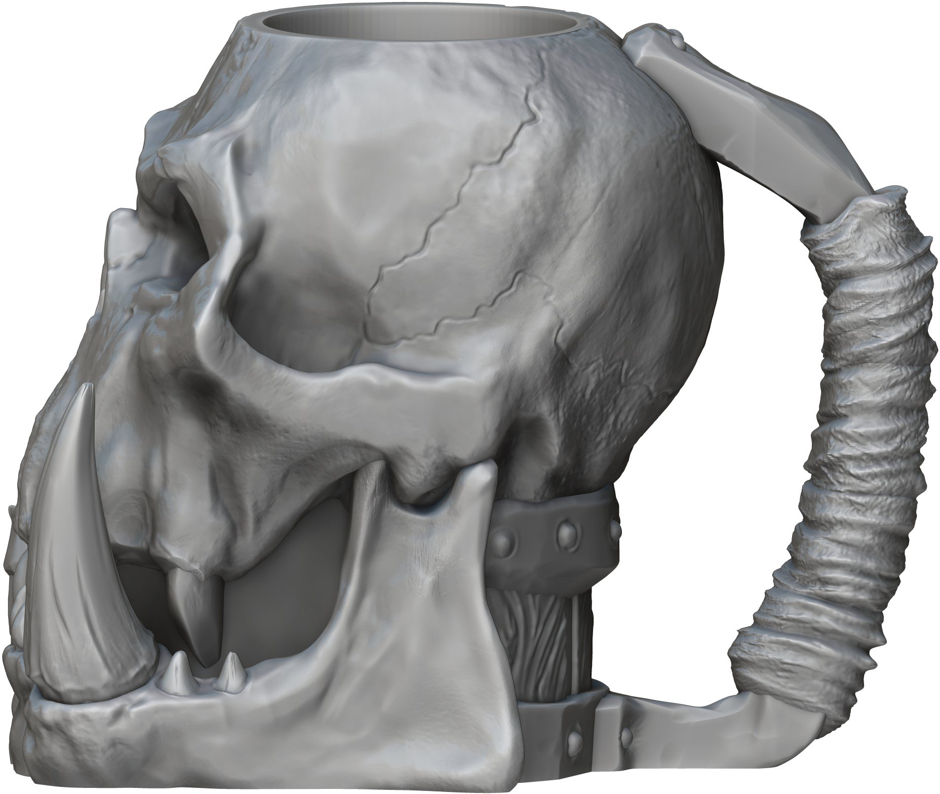 Ars Moriendi - Mythic Mugs - Orc Skull - DnD/TTRPG/Roleplaying/Wargames - Helios3DPrinting