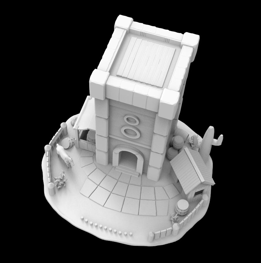 Possibly Cool Dice Tower - Saloon - DnD/TTRPG/Roleplaying/Wargames