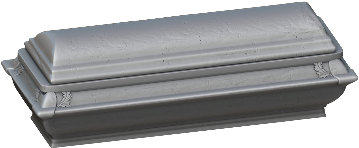 Ars Moriendi - Mythic Dice Box - Casket - DnD/TTRPG/Roleplaying/Wargames - Helios3DPrinting