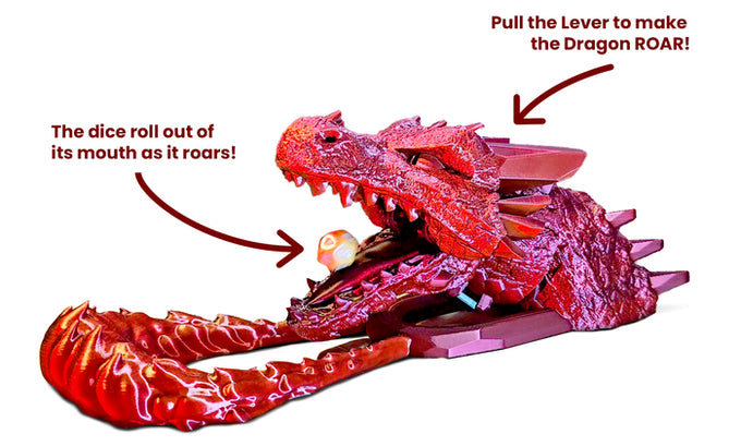 Play Conveyor - Crystal Dragon Dice Tower - DnD/TTRPG/Roleplaying/Wargames