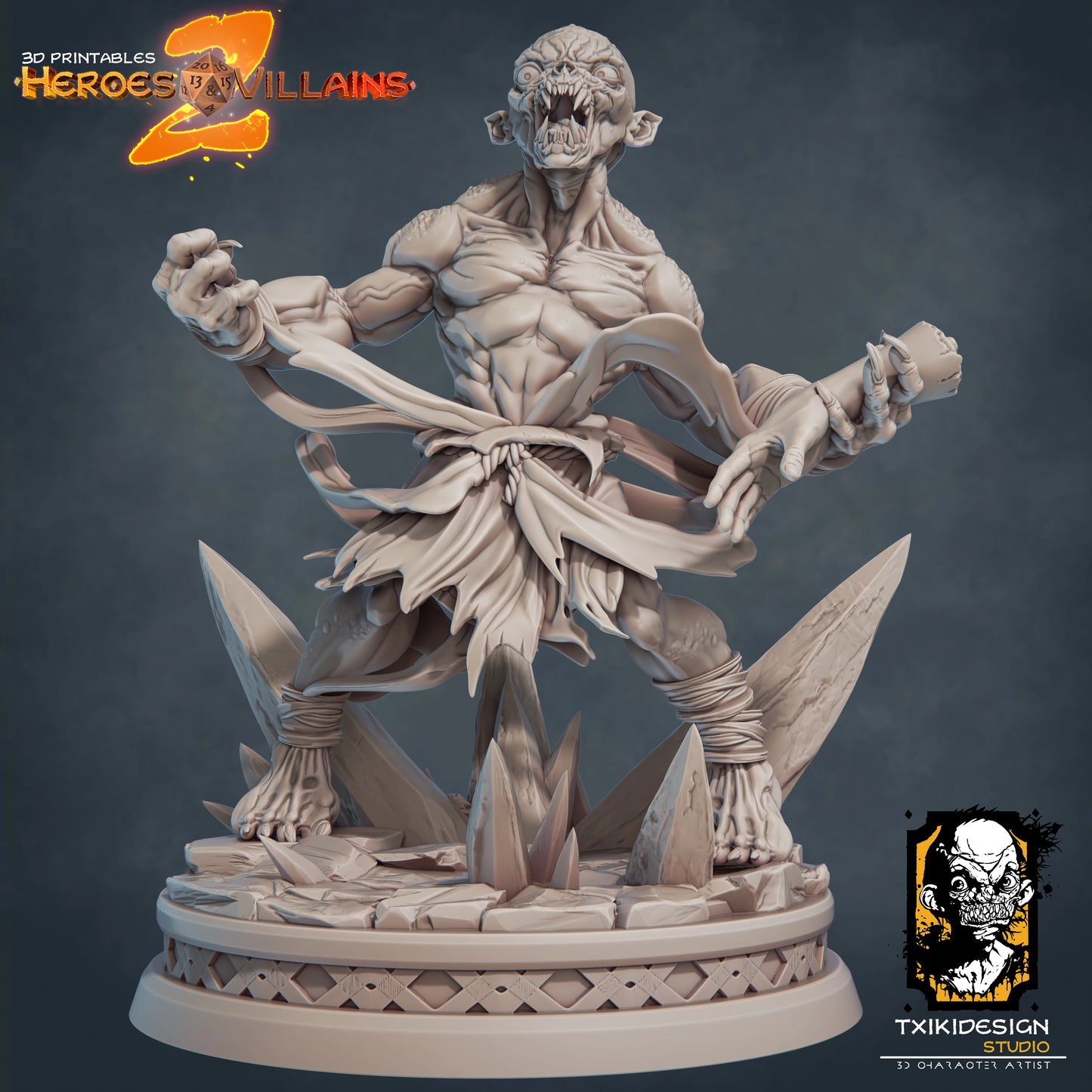 Javier Tejedor - Ghoul #3 - DnD/TTRPG Figure/Miniature