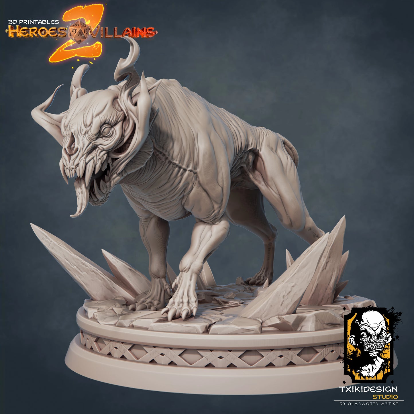 Javier Tejedor - Hellhound #1 - DnD/TTRPG Figure/Miniature