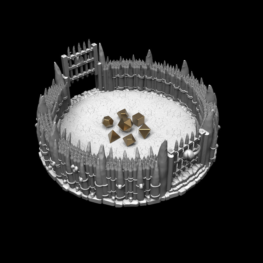 Possibly Cool Dice Tray - Goblins - DnD/TTRPG/Roleplaying/Wargames