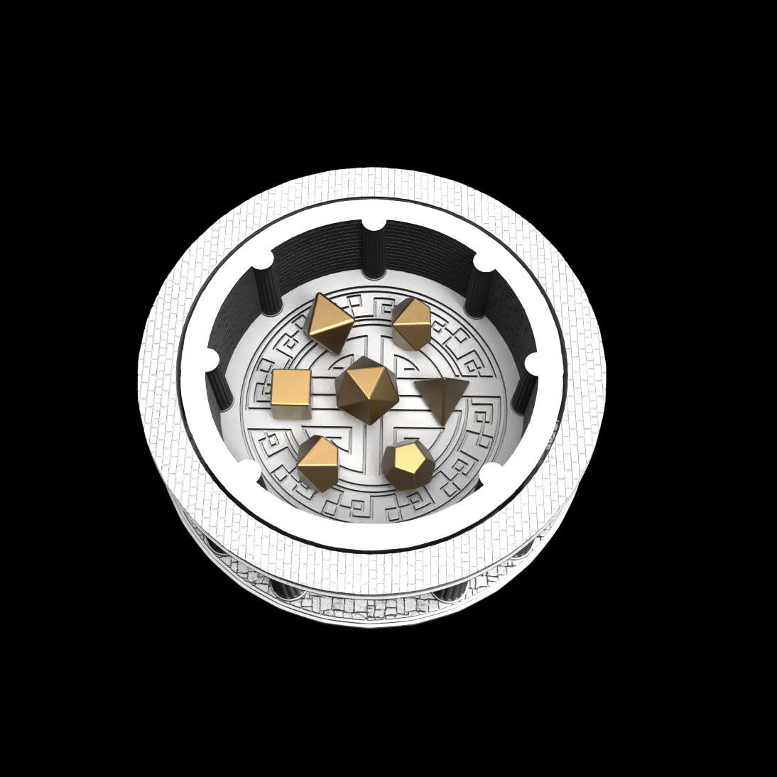 Possibly Cool Dice Tray - Rome - DnD/TTRPG/Roleplaying/Wargames