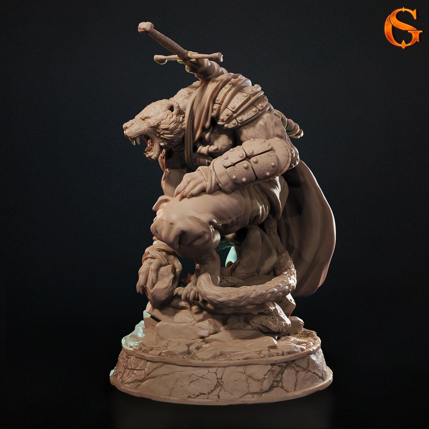 Solgoodcreations - Weretiger - DnD/TTRPG Figure/Miniature
