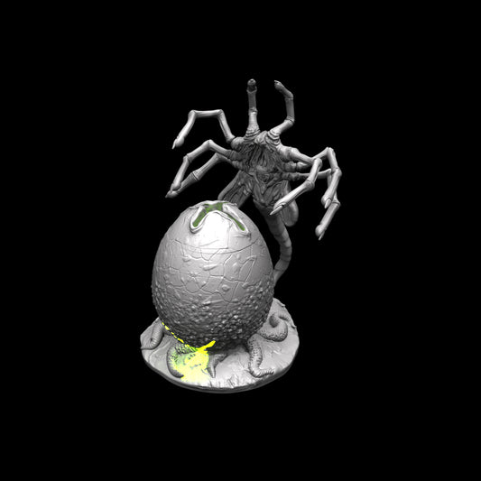 Possibly Cool Dice Box/Case - Alien Egg - DnD/TTRPG/Roleplaying/Wargames