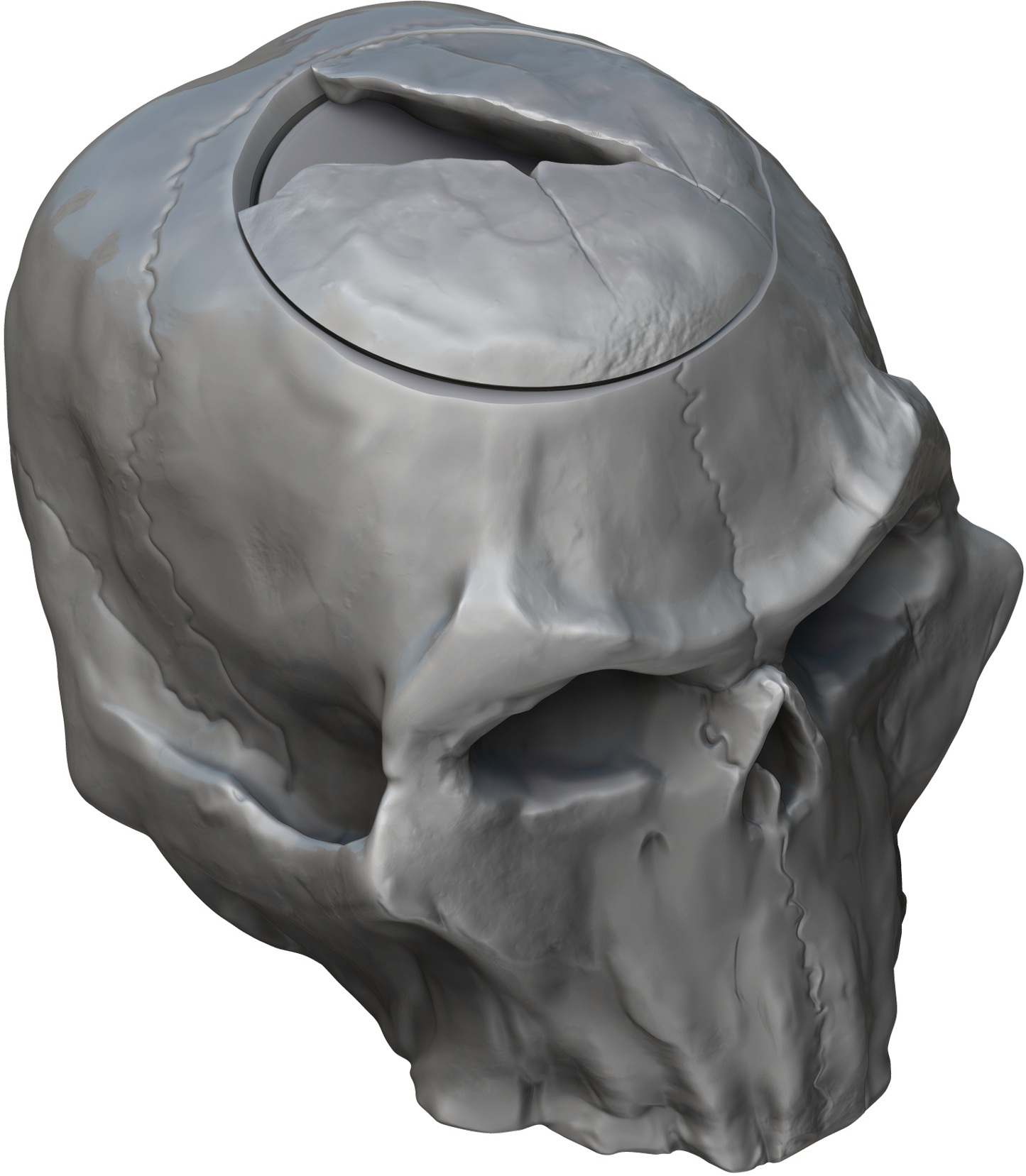 Ars Moriendi - Mythic Dice Box - Orc Skull - DnD/TTRPG/Roleplaying/Wargames - Helios3DPrinting