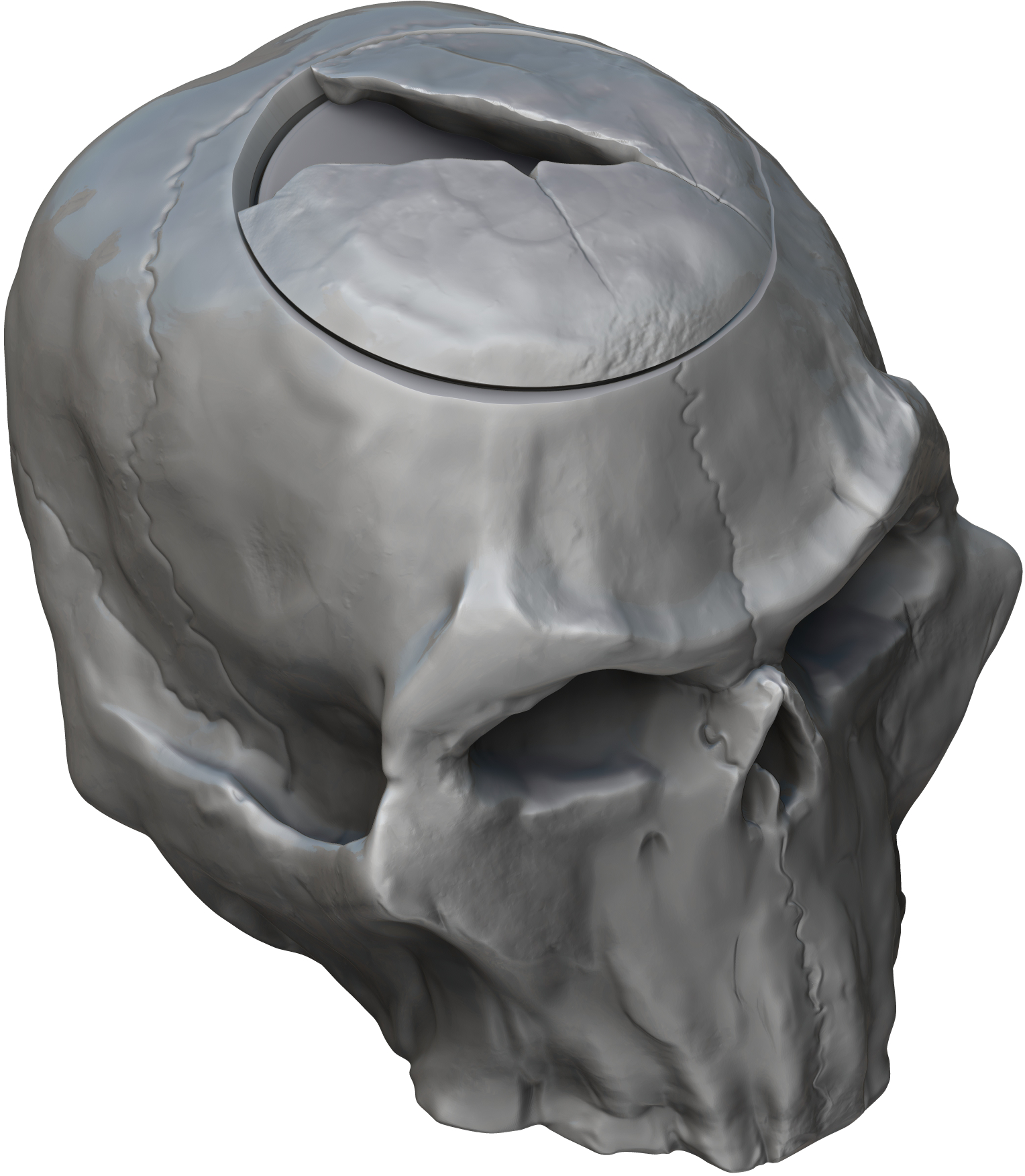 Ars Moriendi - Mythic Dice Box - Orc Skull - DnD/TTRPG/Roleplaying/Wargames - Helios3DPrinting