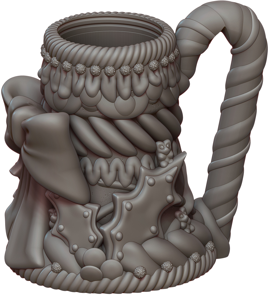 Ars Moriendi - Mythic Mugs - Gingerbread - DnD/TTRPG/Roleplaying/Wargames - Helios3DPrinting