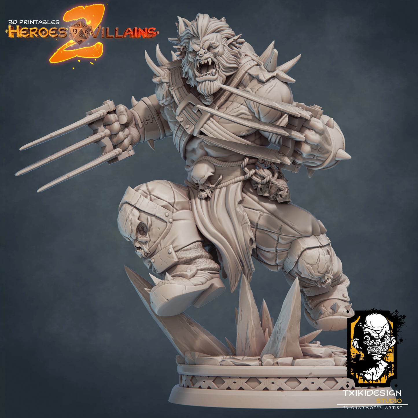 Javier Tejedor - Orc #1 - DnD/TTRPG Figure/Miniature
