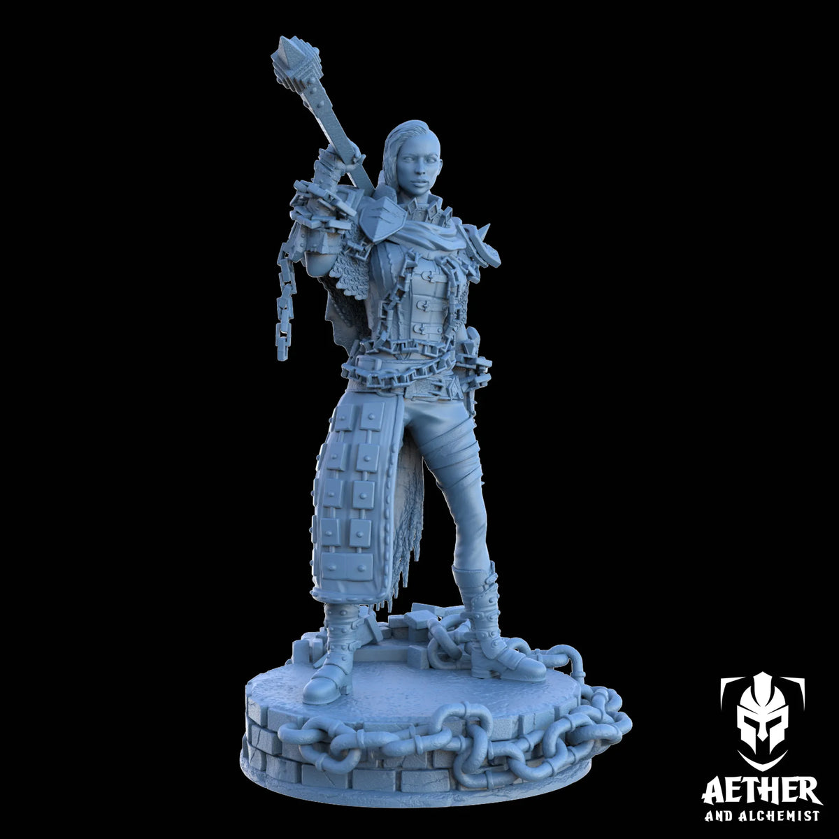 Aether & Alchemist - Eryndra Blackthorn - 75mm Pin Up/Figure/Model/Diorama