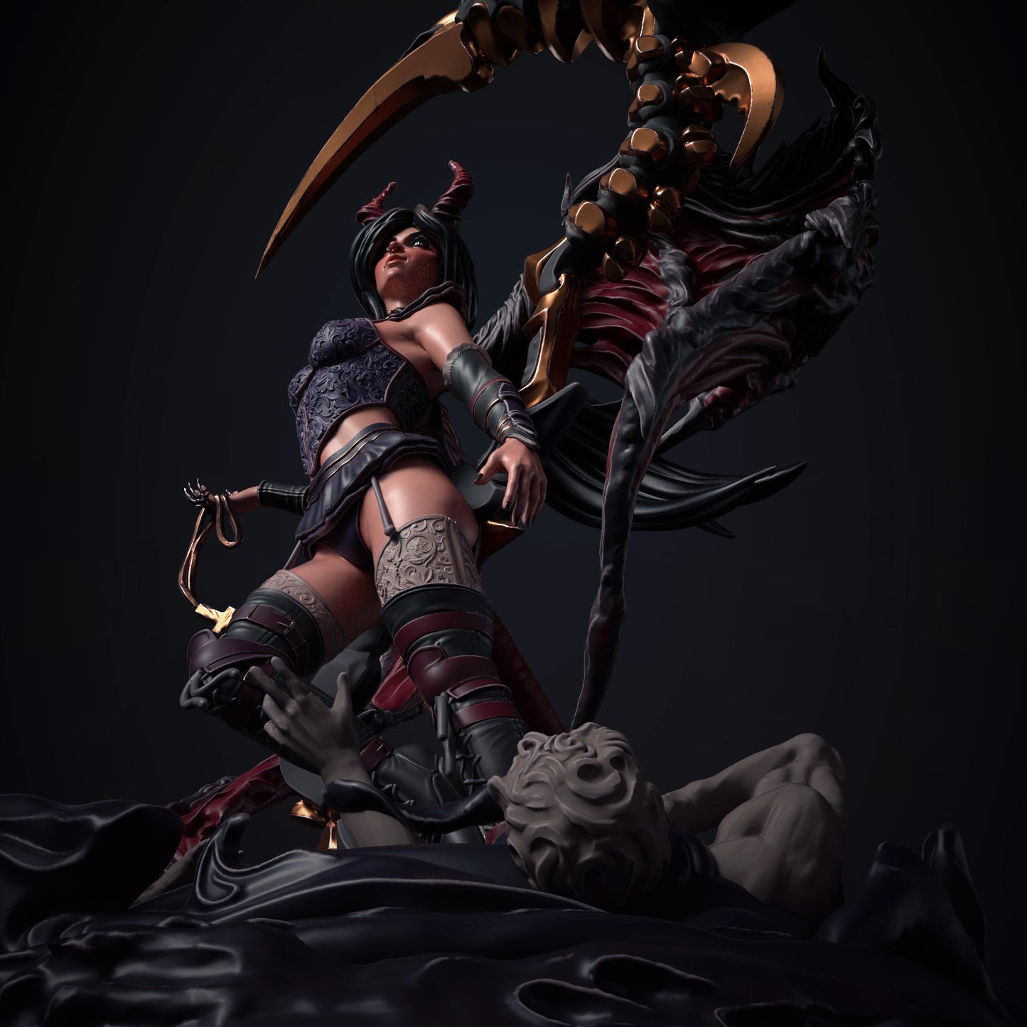 Masons Miniatures - Succubus Awakening - 100mm Pin Up/Figure/Model/Diorama