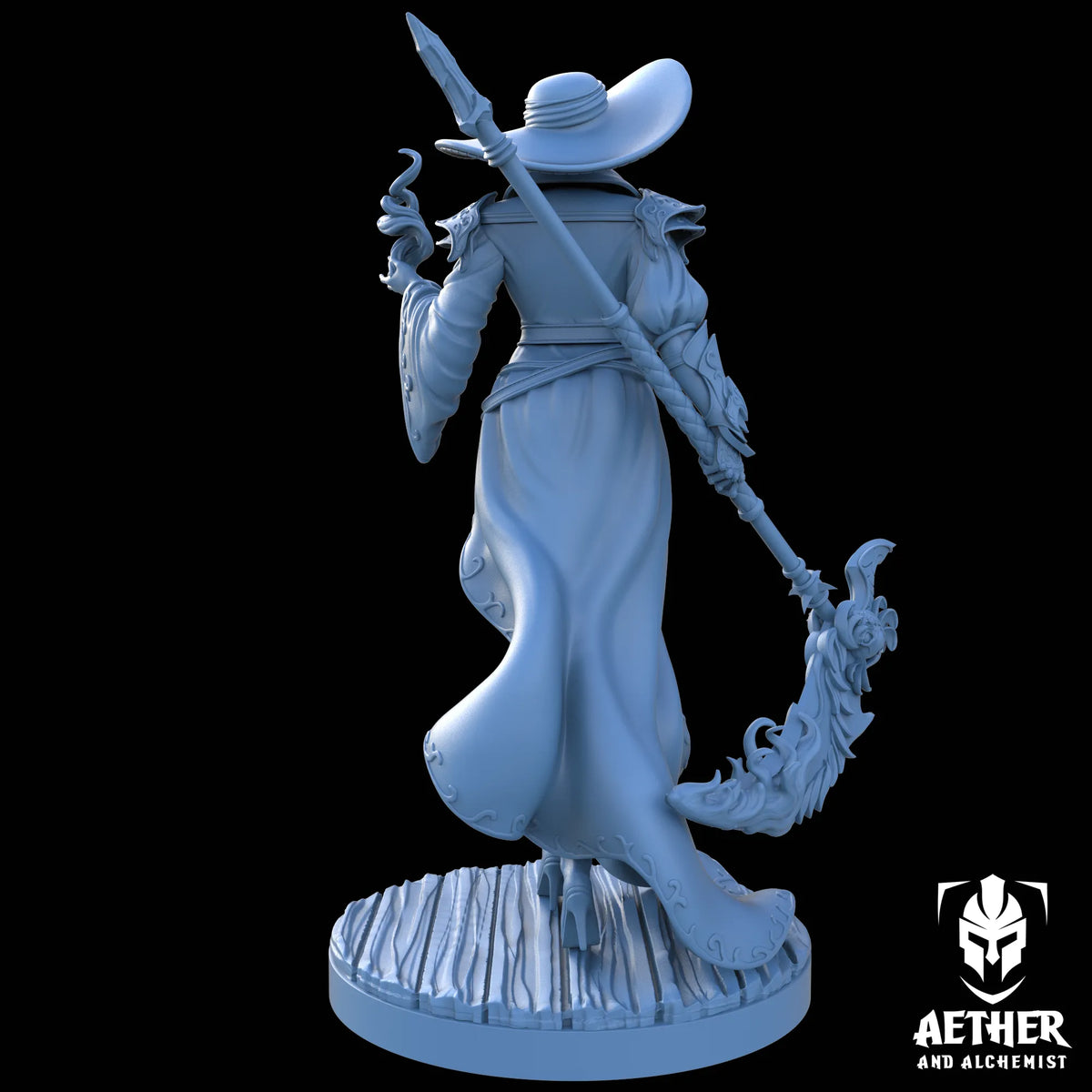 Aether & Alchemist - Selara the Reaper - 75mm Pin Up/Figure/Model/Diorama