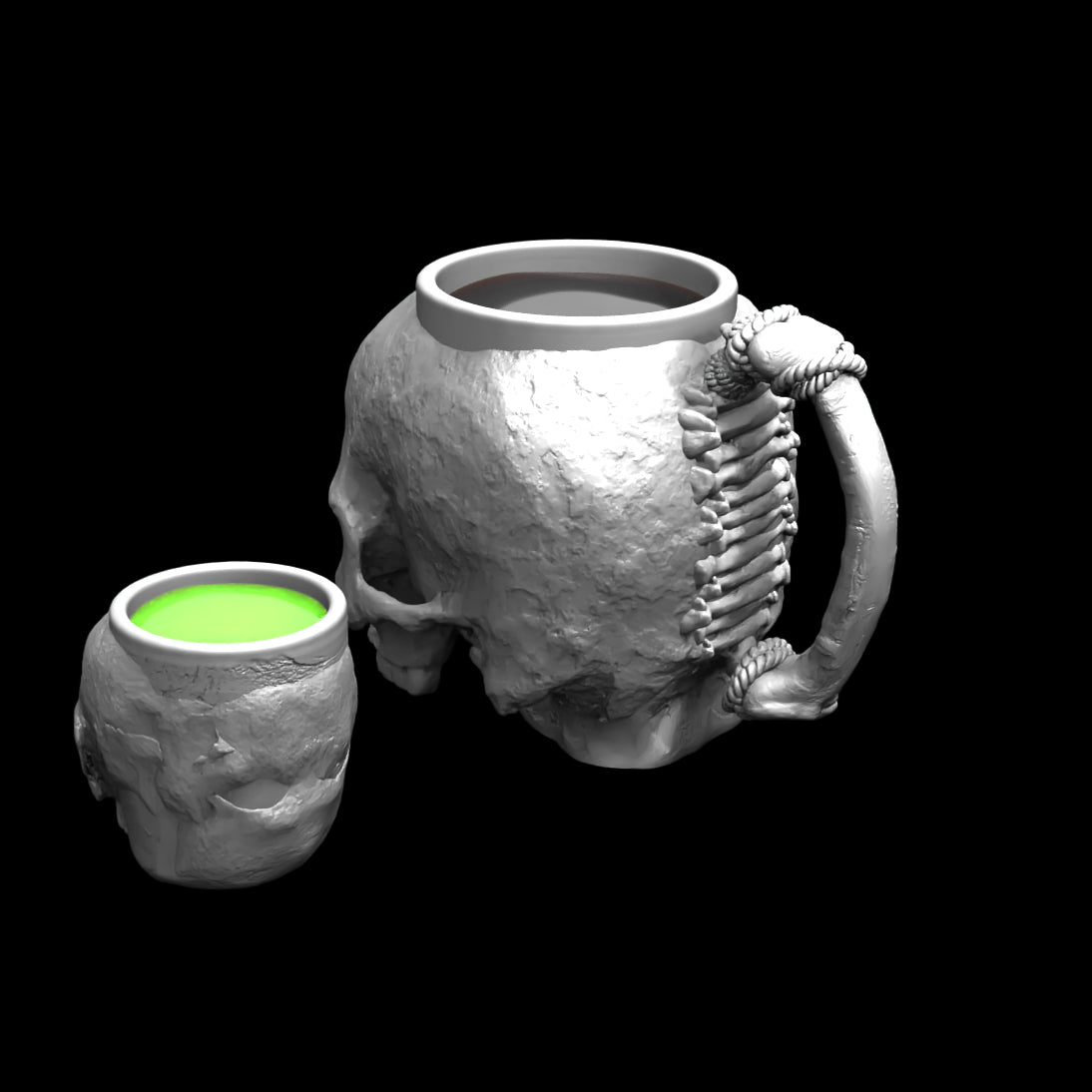 Possibly Cool Mug - Skull - DnD/TTRPG/Roleplaying/Wargames