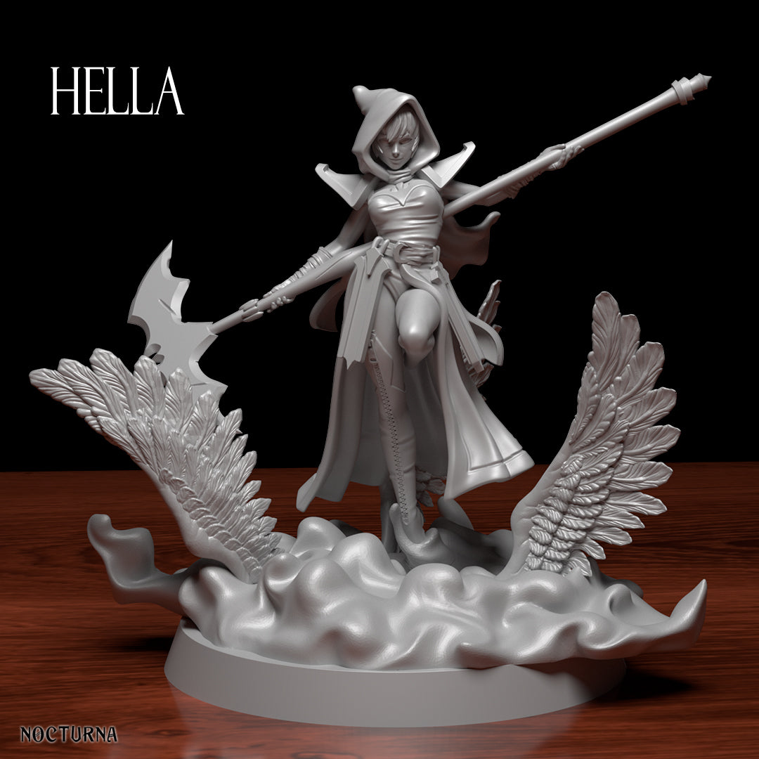 Nocturna - Light and Dark - Hella - 75mm Pin Up/Figure/Model/Diorama