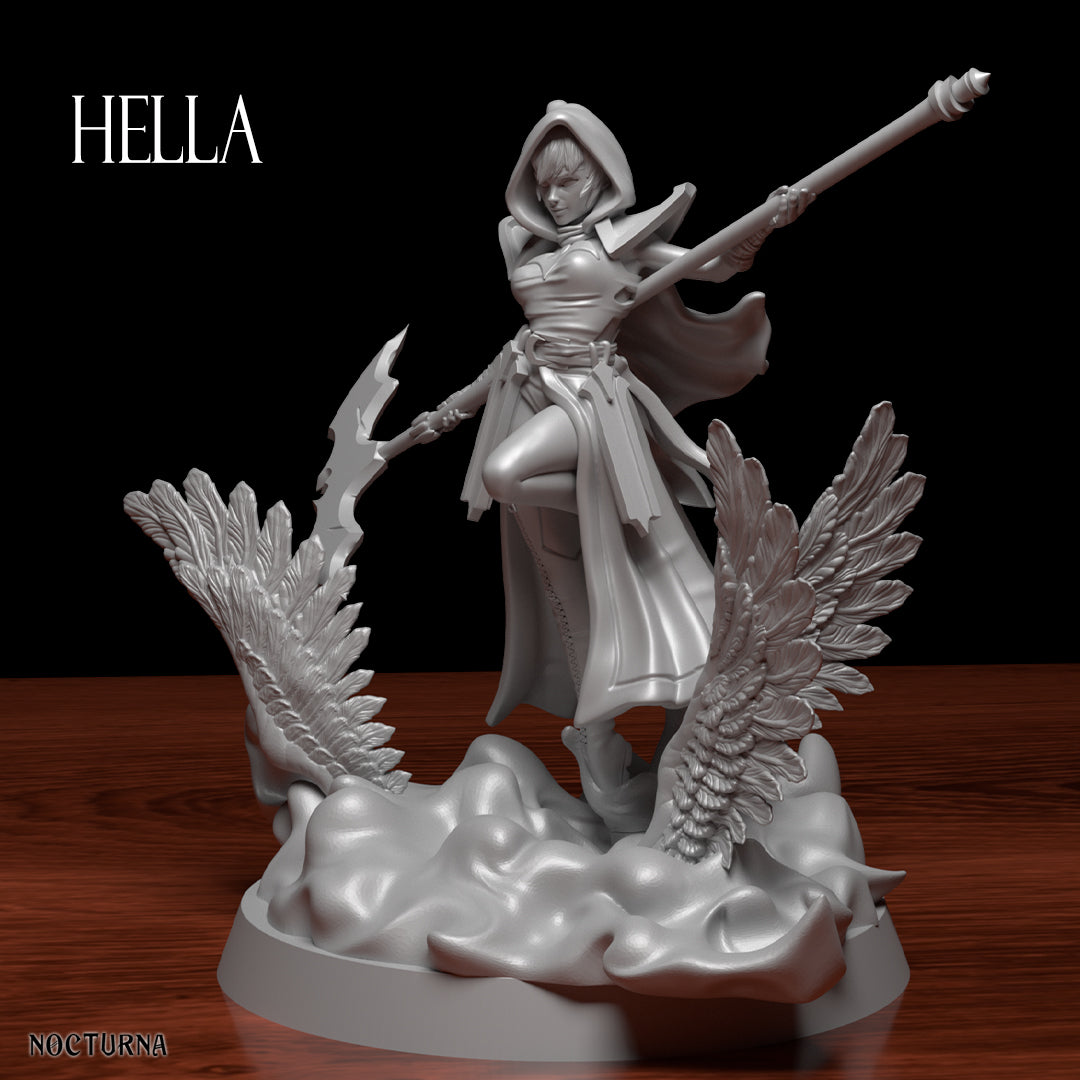 Nocturna - Light and Dark - Hella - 75mm Pin Up/Figure/Model/Diorama
