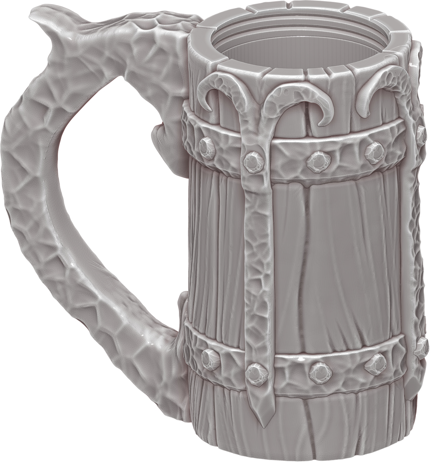 Ars Moriendi - Mythic Mugs - Dragon Skull (Plain) - DnD/TTRPG/Roleplaying/Wargames - Helios3DPrinting