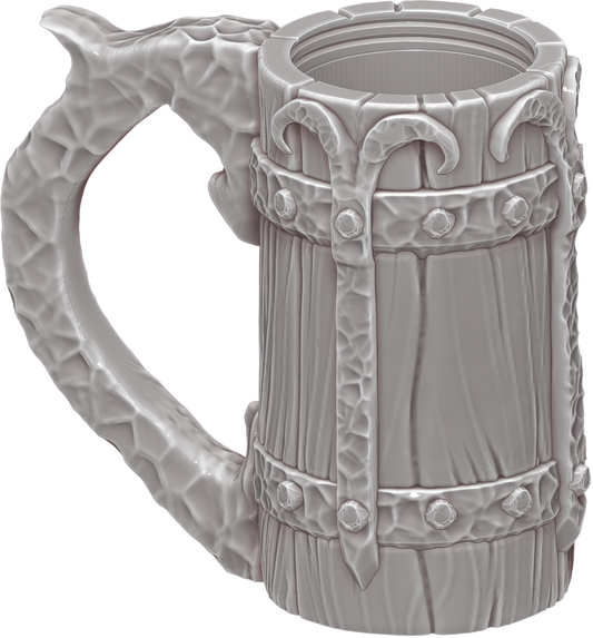 Ars Moriendi - Mythic Mugs - Dragon Skull (Plain) - DnD/TTRPG/Roleplaying/Wargames - Helios3DPrinting
