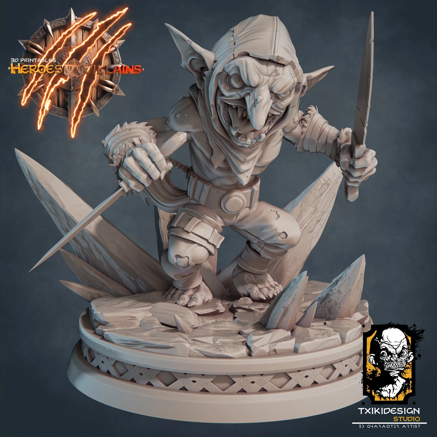 Javier Tejedor - Goblin #4 - DnD/TTRPG Figure/Miniature