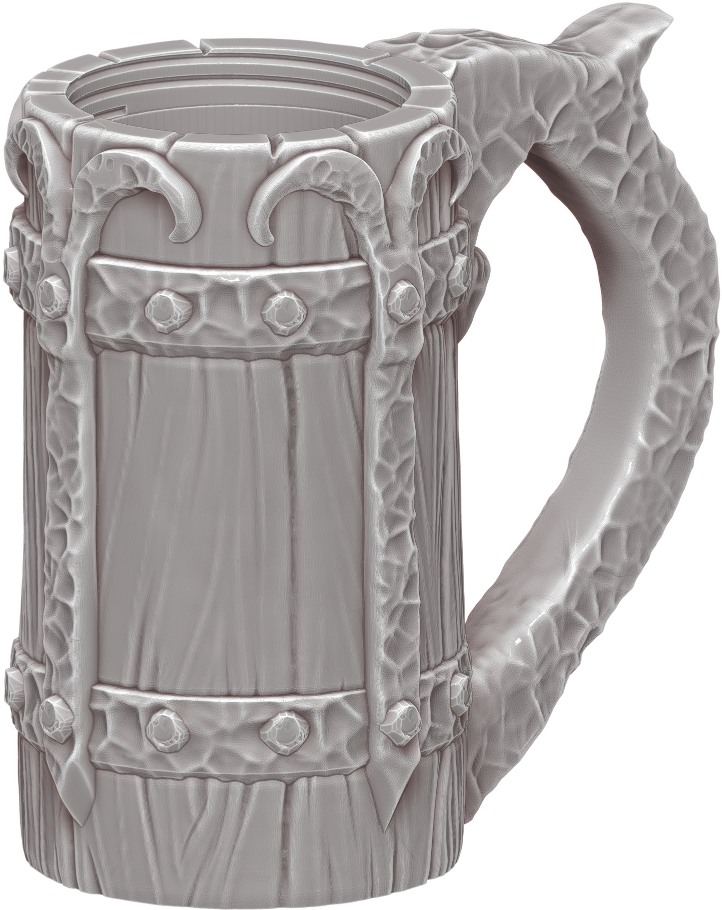 Ars Moriendi - Mythic Mugs - Dragon Skull (Plain) - DnD/TTRPG/Roleplaying/Wargames - Helios3DPrinting